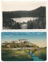 10 db RÉGI történelmi magyar város képeslap vegyes minőségben / 10 pre-1945 historical Hungarian town-view postcards in mixed quality