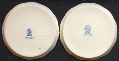Herendi porcelán 2 db klf. mintájú kézzel festett tányér eredeti díszdobozban / 2 Herend handpainted...