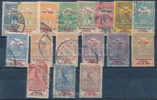 1914 Hadisegély I. hiányos sor 20f nélkül