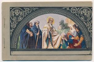 Pécs, Székely Bertalan festőművész falfestményei a pécsi székesegyházban - képeslapfüzet 6 lappal