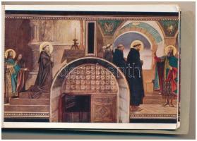 Pécs, Székely Bertalan festőművész falfestményei a pécsi székesegyházban - képeslapfüzet 6 lappal