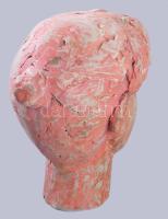 Jelzés nélkül: Női fej, Terrakotta, 25 cm