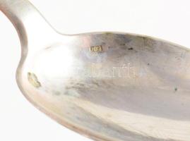 4 db ezüst kiskanál, dianás jelzéssel, mesterjeggyel 100 g