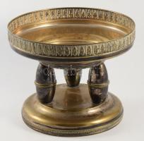 Aufsatz, alpatta, üveg betét nélkül d: 23 cm, m: 18 cm