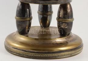 Aufsatz, alpatta, üveg betét nélkül d: 23 cm, m: 18 cm