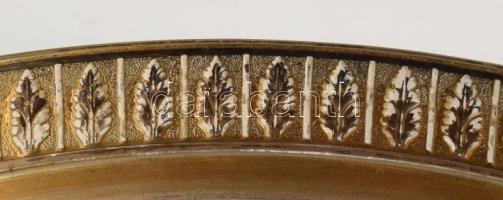 Aufsatz, alpatta, üveg betét nélkül d: 23 cm, m: 18 cm