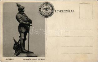 Budapest I. Hunyadi János szobra. Hunyadi János Polgári Lövész Egyesület (EK)