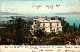 1903 Corfu, Corfou; Villa Imperiale Achilleion / palace built for Empress Elisabeth of Austria (Sisi). Purger and Co. (b)