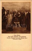 Pannonhalma, Szent Imre látogatása Pannonhalmán. "Készüljetek a Szent Imre Év méltó megünneplésére! 1030-1930" s: Zichy Mihály (EK)
