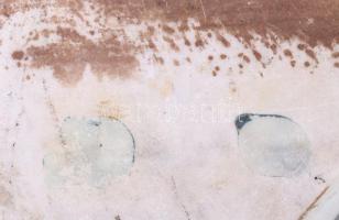 Kristóf Lajos (1958-2023): Női vonalak. Márvány, jelzett, Kis sérülésekkel. 24 cm