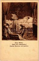 Szent Imre édesanyjával. Készüljetek a Szent Imre Év méltó megünneplésére! 1030-1930 / Saint Emeric of Hungary with his mother s: Zichy Mihály (EK)