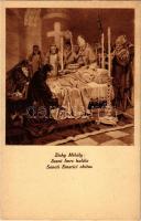 Szent Imre halála. Készüljetek a Szent Imre Év méltó megünneplésére! 1030-1930 / death of Saint Emeric of Hungary s: Zichy Mihály (EK)