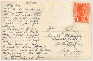 1939 Újszentanna, Új-Szt.-Anna, Szentanna, Santana; utcakép, községháza / Primaria comunala / Gemein...