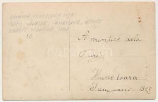 Vajdahunyad, Hunedoara; vadász fiú, nyúl, kutya / hunter boy, rabbit, dog. photo