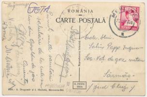 1930 Szerdahely, Miercurea Sibiului, Mercurea, Merkurea, Reussmarkt; A. Dragomir, I. Hociota / view