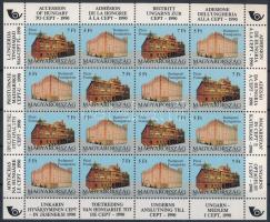1991 Magyarország csatlakozása a CEPT-hez kisív (20.000)