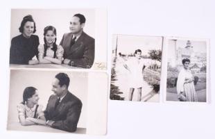 ca 1930-1960 Schultze Vilmos a Gránit porcelángyári igazgatójának családi fotóhagyatéka. kb 100 db f...