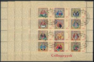 2005 Csillagjegyek 5 db teljes ív (12.000)