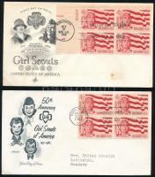 Amerikai Egyesült Államok 1962 (2 db)