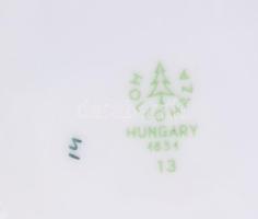 Hollóházi virág mintás urnaváza Matricás, jelzett, hibátlan 28 cm