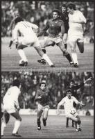 Válogatott meccsek jelenetei, 2 db fotó, 18×24 cm