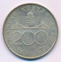 1994. 200Ft Ag "Deák" T:XF patina Adamo F13.1