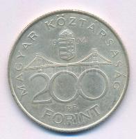 1994. 200Ft Ag "Deák" T:XF patina Adamo F13.1