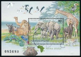 1997 Földrészek állatai (I.) - Afrika 10 db blokk (18.000)
