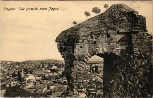 Izmir, Smyrne, Smyrna; Vue prise du mont Pagus / view from the Pagus mountain. Ed. S. Sarantopoulos (EK)