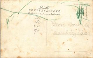 1936 Budapest II. Pesthidegkút, óvodások csoportképe. Czillei photo (kis szakadás / small tear)