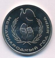 Szovjetunió 1986. 1R Cu-Ni "A béke nemzetközi éve" T:PP
Soviet Union 1986. 1 Rouble Cu-Ni...