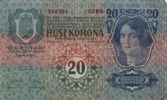 1913 20K "Bacsalmás" + 1917 20K "Bodrog" + 1917. 20K "Zenta Város" fel...