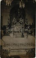 Budapest III. Óbuda, kápolna oltár, belső. photo (EM)