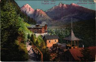 Tátra, Magas-Tátra, Vysoké Tatry; Tarpatak füred / Kohlbachtal / spa (kopott sarkak / worn corners)