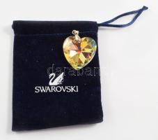 Swarovski kristály medál, 3x3 cm Eredeti tasakkal