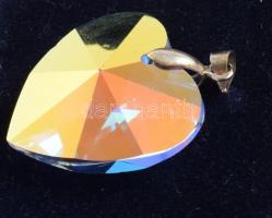 Swarovski kristály medál, 3x3 cm Eredeti tasakkal