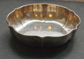 Századeleji alpakka cukortartó 12,5x3cm /sugar-bowl-nickel silver