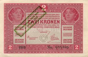 1917. 2K (2x) "Oktober 1920" fny-sal, 2 számmal eltérő sorszámmal T:2+,2