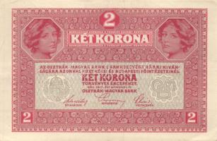 1917. 2K (2x) "Oktober 1920" fny-sal, 2 számmal eltérő sorszámmal T:2+,2