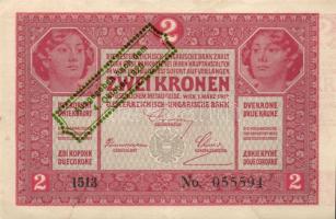 1917. 2K (2x) "Oktober 1920" fny-sal, 2 számmal eltérő sorszámmal T:2+,2