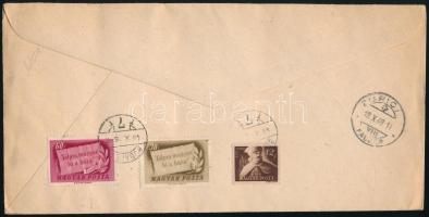 1948 Költők - írók sor FDC-n Svájcba küldve