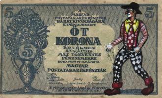 1919. 5K bohócos gúnyrajzzal! T:III+