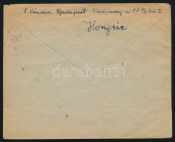 1947 Repülő (IV.) sor légiposta FDC-n Franciaországba küldve (45.000)