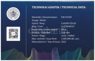 2022. 100Ft "Magyar Pénzmúzeum és Látogatóközpont" bliszterben T:UNC