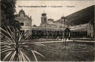 Trencsénteplic, Trencianske Teplice; Gyógyterem. Wertheim Zsigmond kiadása / Cursalon / spa hall, bathhouse (fl)