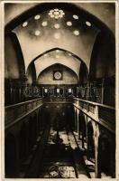 Trencsénteplic, Trencianske Teplice; Bad Haman / Hammam fürdő, belső. Joza Holas kiadása / spa, bathhouse, interior - képeslapfüzetből / from postcard booklet