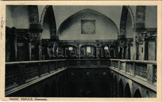 1928 Trencsénteplic, Trencianske Teplice; Bad Haman / Hammam fürdő, belső / spa, bathhouse, interior (EK)