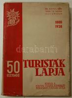 1938 Turisták lapja 50. teljes évfolyam, megviselt állapotban