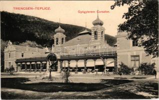 1913 Trencsénteplic, Trencianske Teplice; Gyógyterem. Hermann Seibt kiadása / spa hall (fl)