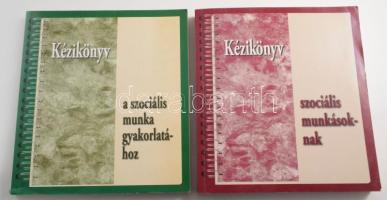 Kézikönyv a szociális munkásoknak. Bp., 1998. + Kézikönyv a szociális munka gyakorlatához. Bp., 1996. Kiadói papírkötés, kissé kopottas állapotban.